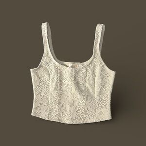 Altar’d State Crochet Lace Bustier Top